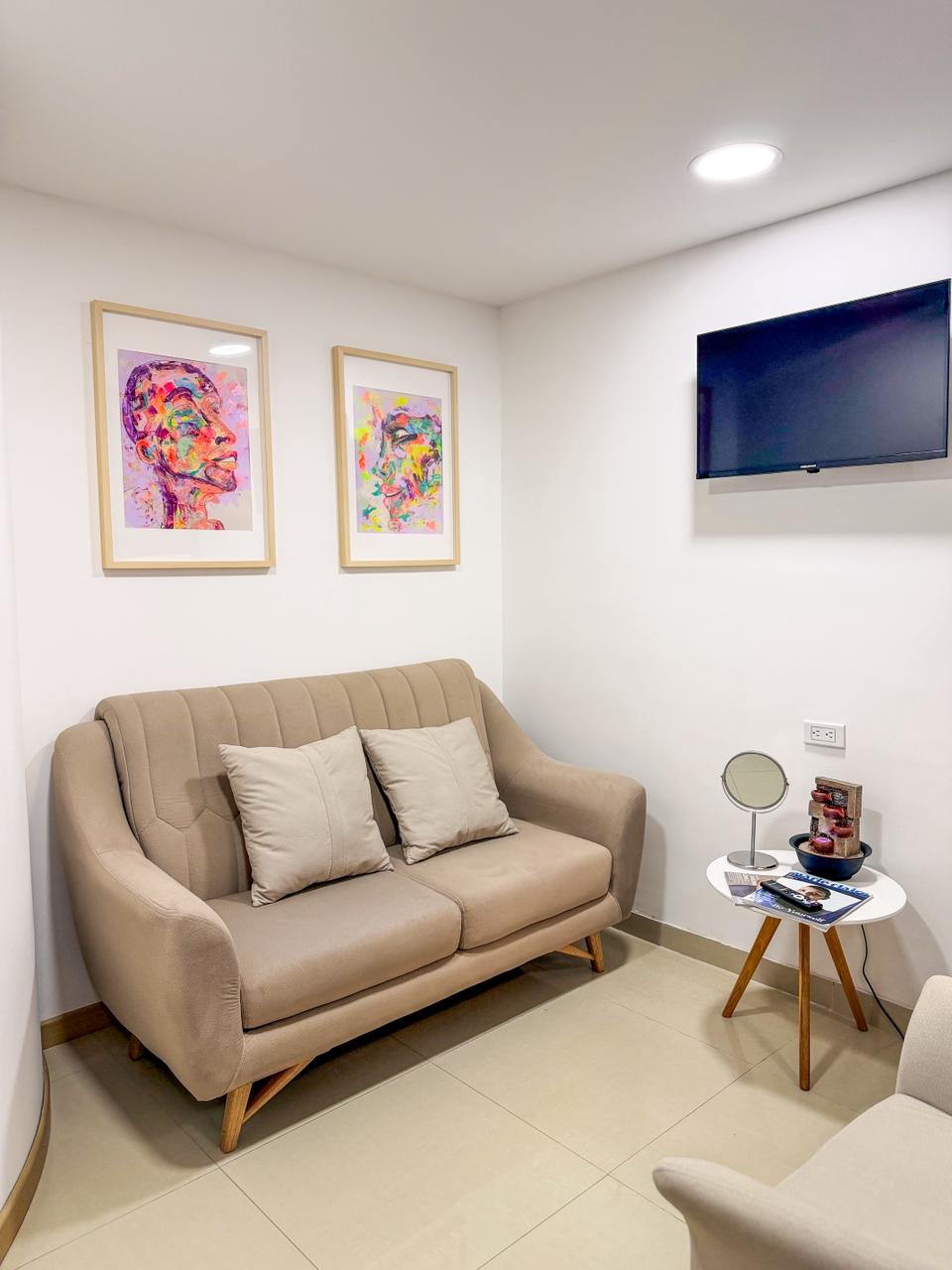 Sala de espera privada Radiant Skin